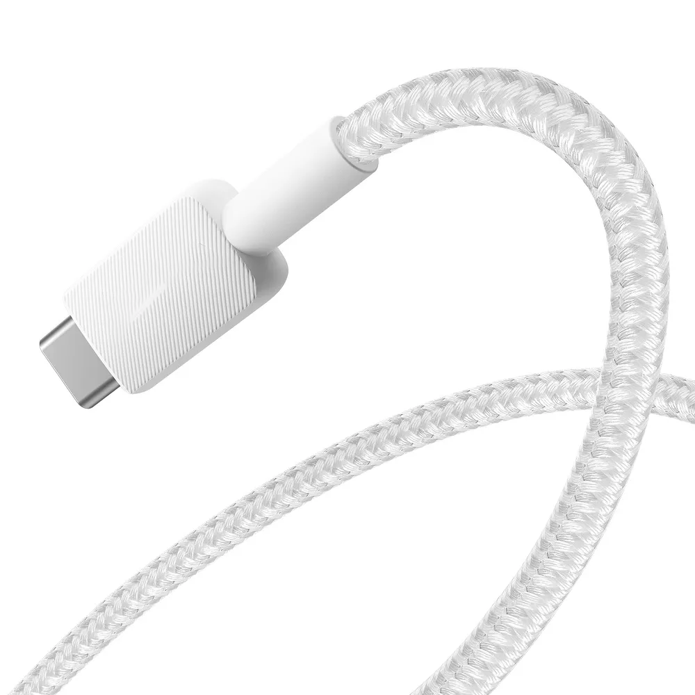 Durable Braided Transmission Cord, USB-A to USB-C Plug
