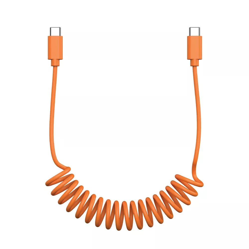 USB-C to USB-C Coiled Data Cable