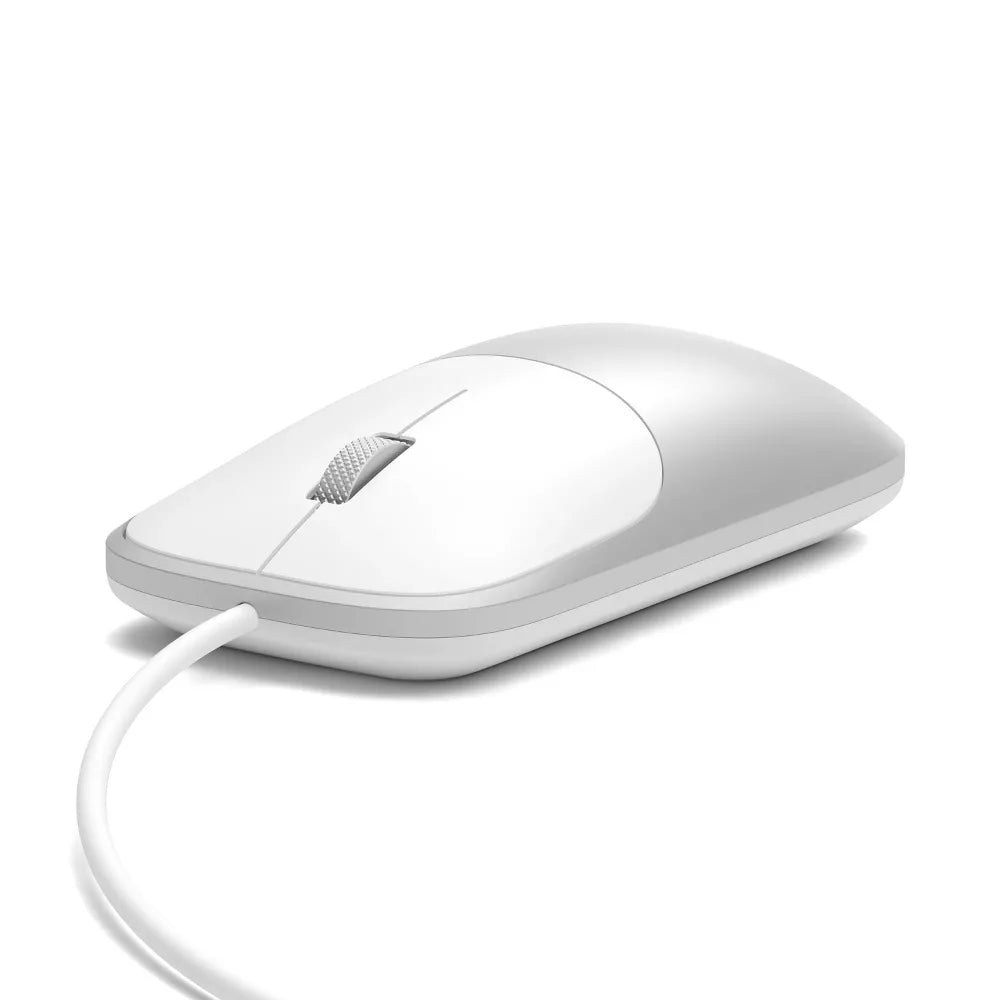Slim Aluminum USB-C Wired Office Mouse