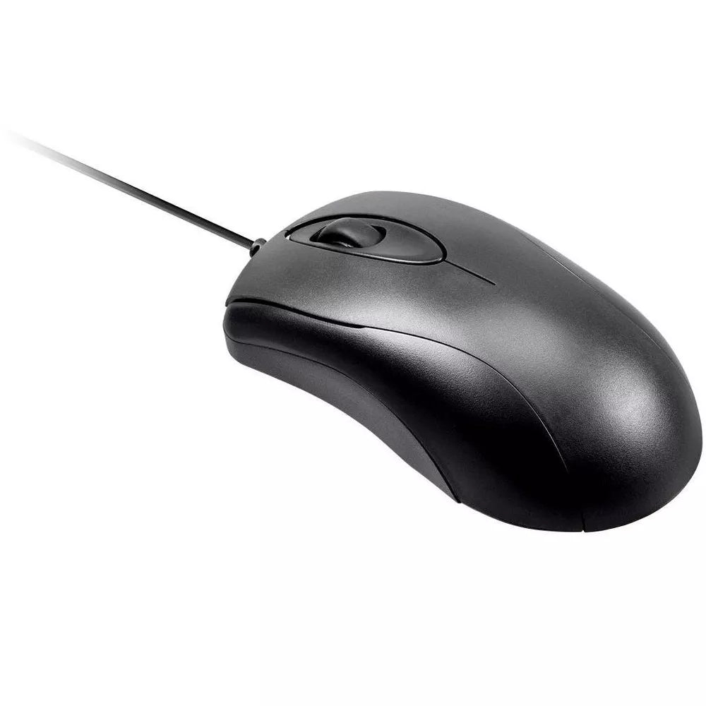 Contoured USB-A Optical Wired Mouse