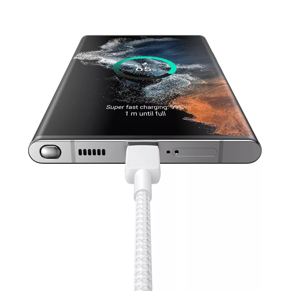 USB-C to USB-C Braided Fast Charging Data Cable