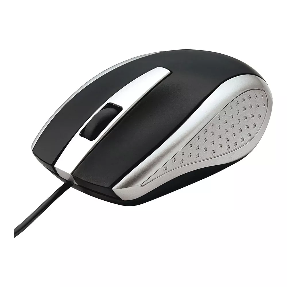 Full Size Contoured USB-A Optical Wired Mouse