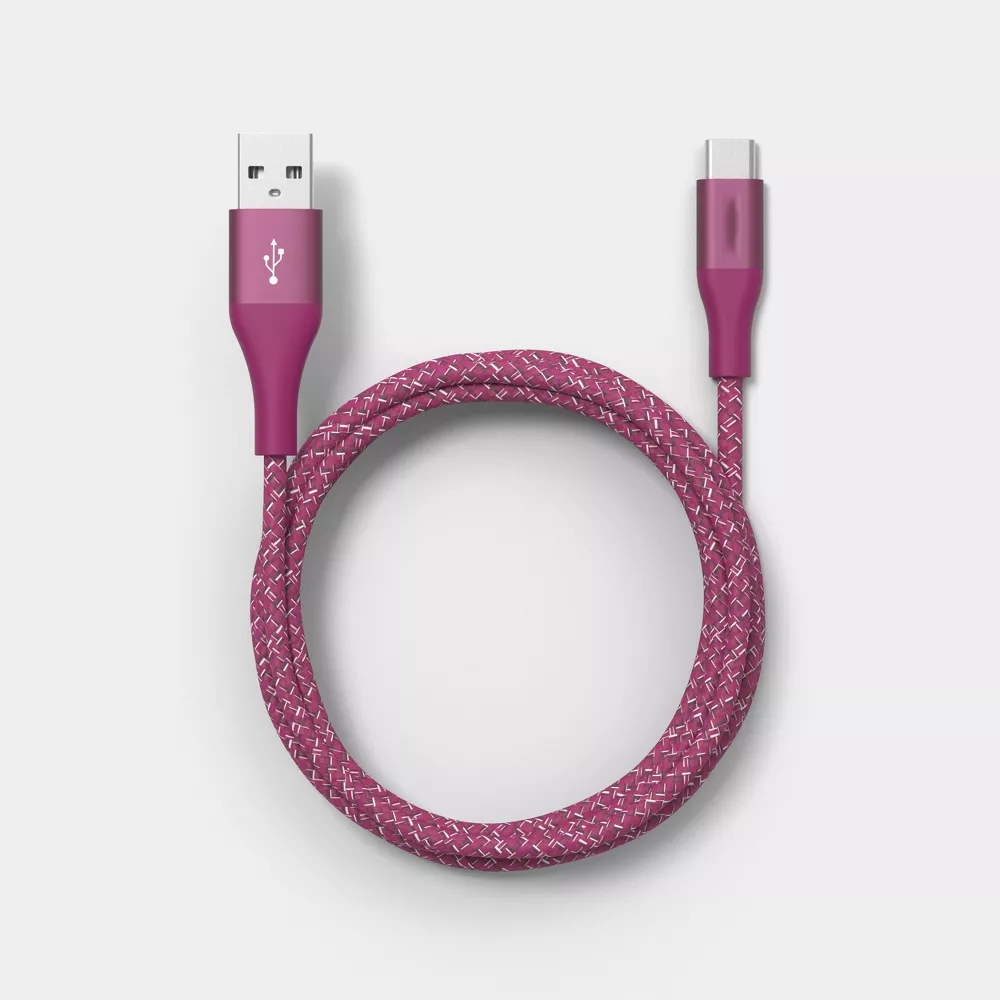 USB-A to USB-C Braided Data Cable